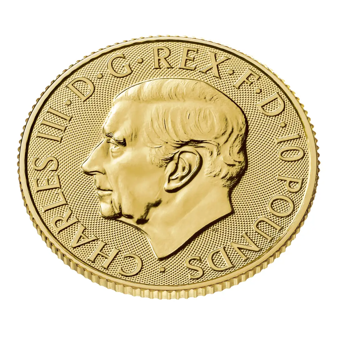  1/10th Oz Gold Royal Mint Britannia 9999 Bullion Coin