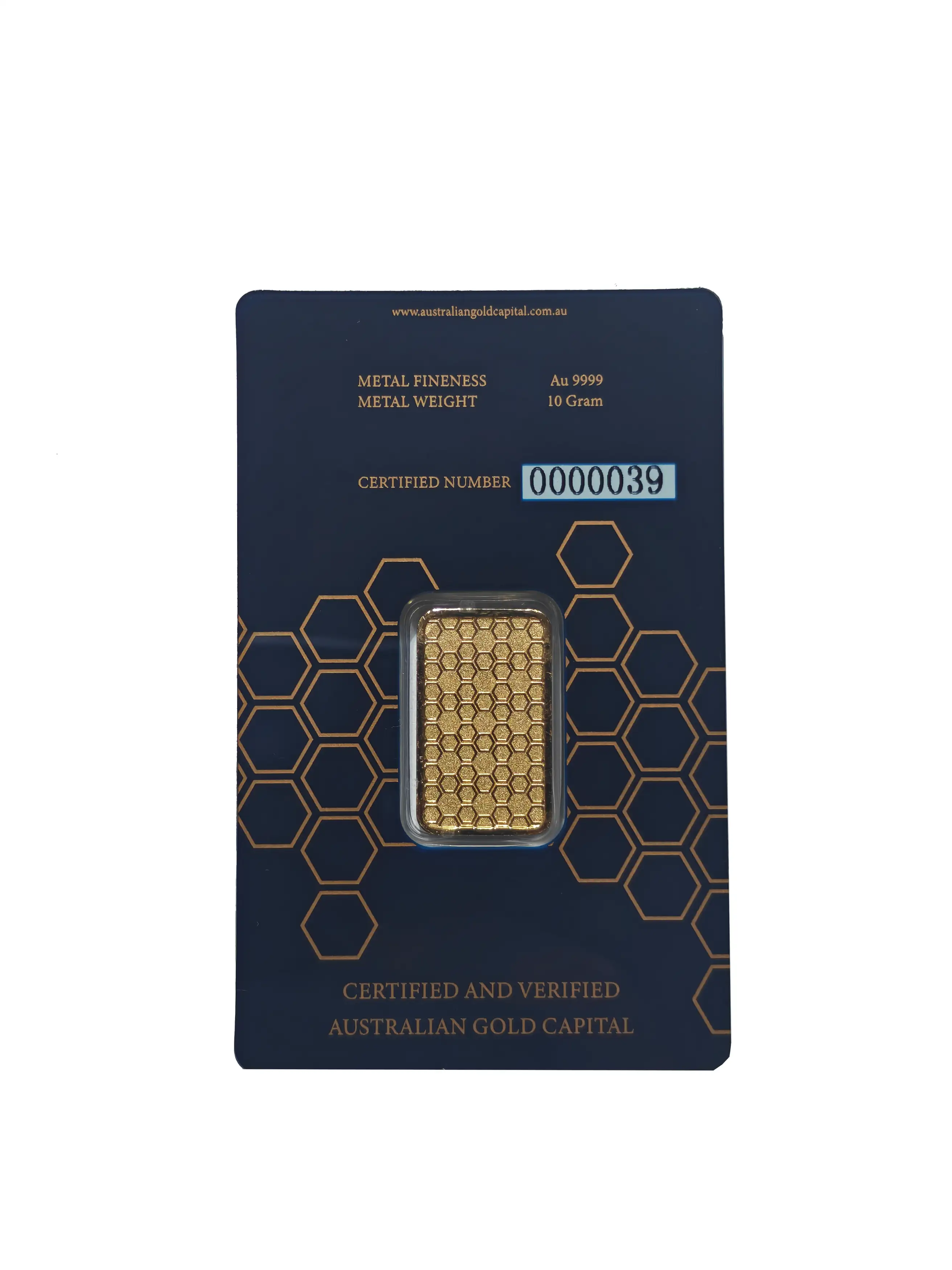 AGC 10g Bullion Minted Gold Tablet 99.99%